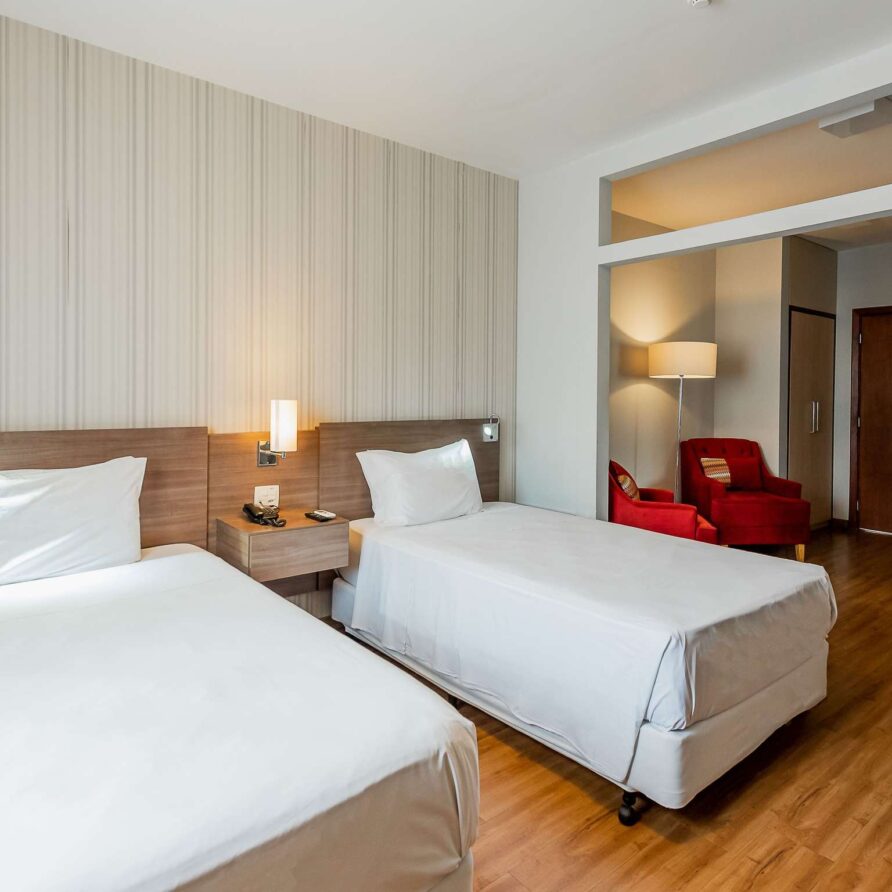 Apartamento Standard com 2 camas de Solteiro -Ibis Styles Campinas Alphaville
