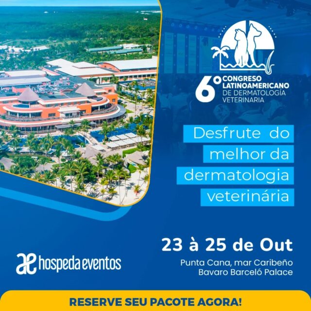 📍 PUNTA CANA te espera!
🌴☀️ Dermatologia veterinária de alto nível com o pé na areia do Caribe!

A Hospeda Eventos é a agência oficial do 6º Congresso Latinoamericano de Dermatologia Veterinária, que acontece de 23 a 25 de outubro, no paradisíaco Bávaro Barceló Palace, em Punta Cana.

📆 Garanta seu lugar nesse encontro internacional imperdível.
✈️ Pacotes exclusivos com hospedagem e inscrição. 

📩 Nos chame no direct e reserve agora!

#HospedaEventos #DermatologiaVeterinária #CongressoInternacional #PuntaCana2025 #HospedaNoCaribe